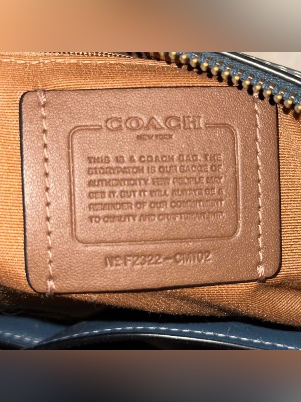 Rare COACH Rowan Everyday Stylish Modern Essential Versatile Satchel- Navy Blue - Picture 2 of 5
